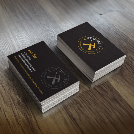 JT quality Business Card Mock-Up
