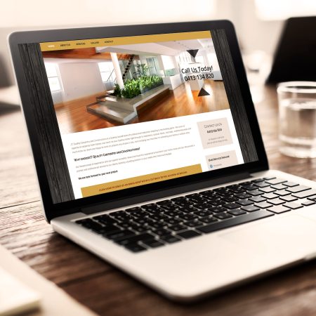 JT quality Website Mock up